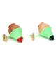 Funskool Spinning Tops Pack of 2 - Red Green