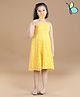 Hola Bonita Sleeveless Lace Frock - Yellow