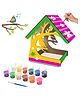 Webby DIY Wooden Build & Paint Bird House - Multicolour 