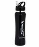 Strauss Spark Stainless Steel Metal Finish Bottle Black - 750 ml