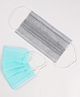FROGGY 3ply Pack Of 50 Masks - Grey & Green