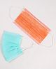 FROGGY 3ply Pack Of 50 Masks - Green & Orange