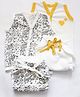 Yellow Doodle Vest and stay-dry Nappy Set - Set of 4- White Black