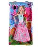 Smiles Creations Beauty Doll With Rose Blue and Purple - 29 cm