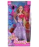 Smiles Creations Beauty Doll With Rose Pink and Purple - 29 cm