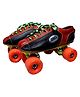 JJ Jonex Fix Body Quad Shoe Rollo Rubber Skates With Bag Size Junior 6 Uk- Red