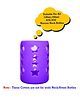 The Little Lookers Silicone Cover Purple - Fits 120 ml Feeding Bottle