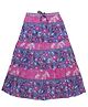 Young Birds Floral Print Skirt - Pink