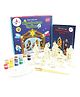 Kalakaram Paint Your Own Nativity Scene Figurines Kit - Multicolour
