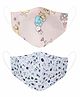 VEA 5 Layered Filtration Cotton Reusable Face Mask Multicolour - Pack of 2