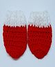 Knits & Knots crochet Solid Colour Mittens - Red