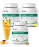 andMe Plant Based Vegan Protein Powder Mango Flavour Pack of 3 - 500 gm each 