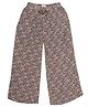 Young Birds All Over Floral Print Palazzo Pants - Multi Color