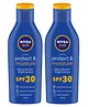Nivea Sun Moisturising Lotion SPF 30 Bottle - 125 ml Pack of 2
