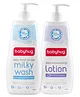 Babyhug Daily Head To Toe Milky Wash - 400 ml & Babyhug Daily Moisturising Lotion - 400 ml