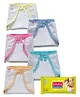 Babyhug U Shape Muslin Nappy Set Medium Pack Of 5 - Multicolor- 1 Qty and Babyhug Premium Baby Wipes - 80 Pieces- 1 Qty