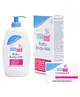 Sebamed Baby Body Milk - 400 ml & Baby Cleansing Bar 100 gm - (Packaging May Vary)