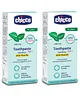 Chicco Dentifricio Toothpaste Mild Mint Flavour - 50 gm -Pack of 2