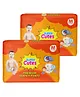 Super Cute's Wonder Pullups Diaper Pants with Wetness Indicators (Medium) - Super Soft and Rash Free Diapers- Pack of 34 - (Pack of 2)