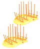 Babyhug Bottle Organizer Cum Drying Rack - Yellow pack of 2