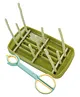 Drying rack with bottle tong - Green