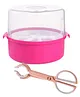 Microwave Baby Bottle Sterilizer with bottle tong - Pink
