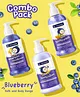 Pine Kids Blueberry Bath and Body Combo Pack of 3 - 250ml each