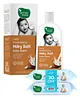 Mother Sparsh 99 % Pure Water (Unscented) Baby Wipes. Pack of 2 - 72 Pieces Super Saver Pack & Daily Moisturizing Milky Soft Baby Wash - 200 ml