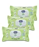 Chicco Baby Moments Soft Cleansing Wipes With Flap Cover - 72 Wipes (Pack of 3)