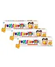 Pediflor Kidz Anticavity Fluoride Natural Orange Flavor Toothpaste Vegan Friendly - 70 g (Pack of 3)