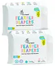 R for Rabbit Feather Diaper Pants Size XXL - 72 Counts (Pack of 2)