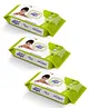 Little Angel Super Soft Cleansing Baby Wipes with Lid - 72 Pieces - (Pack of 3)