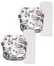 Mother Sparsh Baby Nappers No Evil Eye Cloth Diaper Free Size - Multicolour (Pack of 2)