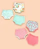 Bonfino Premium 100% Organic Cotton Padded Training Pants Transport Print - Blue (Size 3) & Bonfino Premium 100% Organic Cotton Padded Training Pants Macaroon Print - Pink (Size 3)