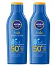 Nivea Kids Moisturizing Lotion SPF 50 - 200 ml (Pack of 2)