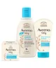 Aveeno baby daily moisture Wash & Shampoo 100 ml & Moisture Lotion & Moisture Hydrating Facial Gel (Cream) 60g