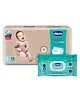 Chicco Comfypro Diaper Pants Small - 36 Pieces & Wet Wipes with Fliptop - 72 Wipes