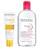 Bioderma SPF 100 Sunscreen and Sensibio H2O Cleanser - Ultimate care for sensitive skin Combo