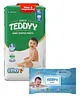 Teddyy Baby Easy Pant Diapers Extra Large 54 pieces and Teddyy Baby Wet Wipes With Lid - 72 Pieces