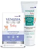 Venusia Baby Intensive Moisturizing Cream for Dry & Ultra Dry Skin With Cocoa Aloe Mango & Shea Butters - 75 g & Venusia Baby Mild Bathing Bar Enriched With Shea Butter Olive Oil & Avocado Oil - 75 g