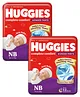 Huggies Complete Comfort Wonder Pants, India's Fastest Absorbing Diaper | Newborn Size, 90 Diapers (Pack of 2)