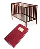 Babyhug Malmo Cot And Mattress Set Size-120X60X10 cm