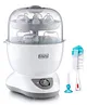 Babyhug 6 in 1 Steam Sterilizer Cum Warmer & 2 In 1 Bottle & Nipple Cleaning Brush Combo Pack