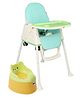 Babyhug Teddy Buddy Potty Chair  AND Babyhug 3 in 1 Comfy High Chair  (Green)