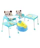 Babyhug Winsome Potty Chair AND Babyhug 3 in 1 Play & Grow High Chair With 5 Point Safety Harness & Anti-Slip Base (Blue)