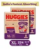 Huggies Wonder Pants Diaper Monthly Pack Extra Large Size - 112 Pieces - (Pack of 2)