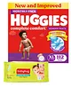 Huggies Wonder Pants Diaper Monthly Pack Extra Large Size - 112 Pieces & Babyhug Premium Baby Wipes - 80 Pieces