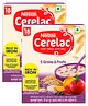 Nestle Cerelac Fortified Baby Cereal with Milk 5 Grains & Fruits - From 18 to 24 Months 300gm Bib Pack(Pack of 2)