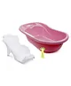 Babyhug Bath Tub with Bather - Pink & Bathwater Thermometer