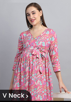 V-neck Dress